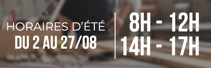 Horaires d'été 2021
