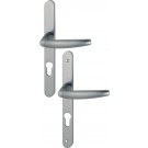 Ensemble Atlanta sur plaque longue étroite 1530/300LMSGL aluminium