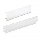 Parois en aluminium (haut) et en acier (bas)