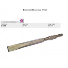 Burin plat Hexagonal 21 mm