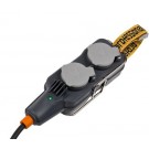 ProfessionalLINE Powerblock 4 Prises IP54 - Voyant de Tension - Sangle de Fixation