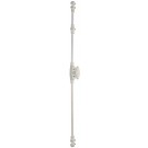 Fausse crémone fonctionnelle 1/2 tour blanche en applique à bouton Série 38000 - Réf 347401