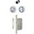 Kit 4920 pour Portes Coulissantes et Cuvettes avec Serrure