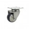 Roulette Design Sphérique Pivotante Aluminium Brillant - CHUNKY 50P 